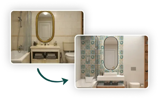 Before After